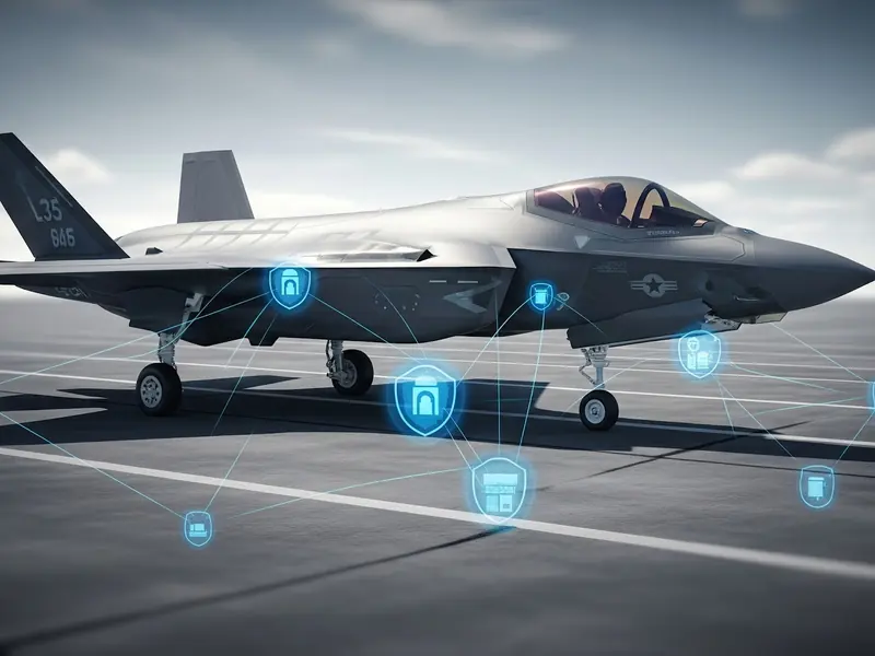 Military jet on the flight line, illustrating operational planning and control