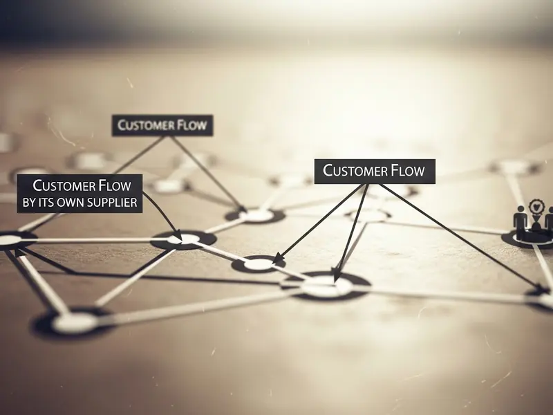 Network diagram of direct and sub-tier external providers
